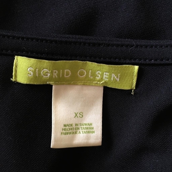 Sigrid Olsen faux wrap dress, classic , knee length - Picture 2 of 6